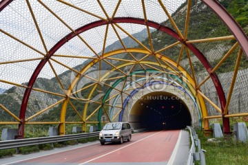 汶川高速公路隧道口防护网