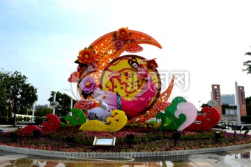 中秋节 广场文化景观