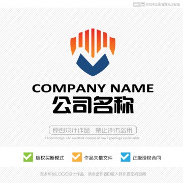 M字母 LOGO设计