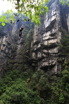 悬崖峭壁 峡谷