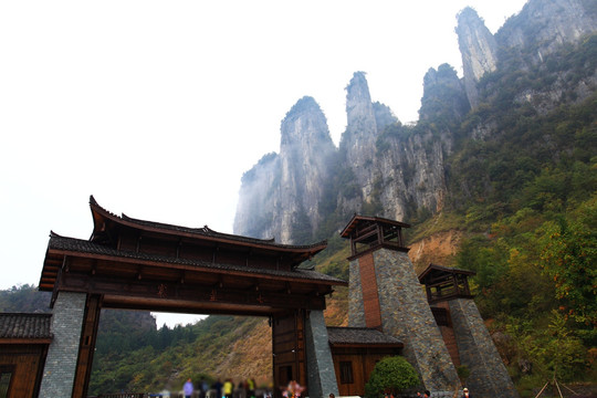 悬崖峭壁 名山大川