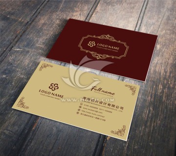 高檔歐式個(gè)性名片