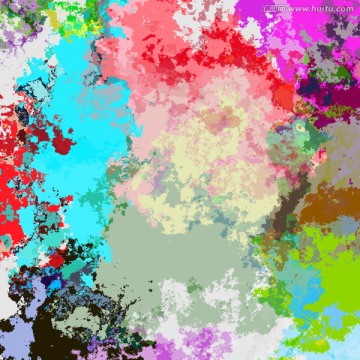抽象畫 油畫 TIF無分層