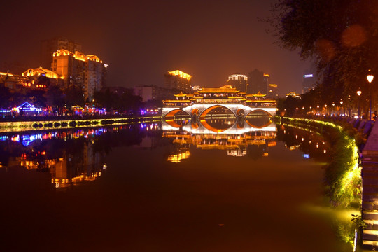 成都锦江夜景TIF高清图