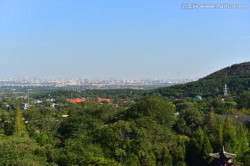 北京香山鸟瞰