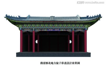 仁安寺戏台 （圆通寺图案）