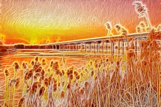 抽象風(fēng)景畫