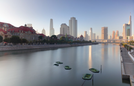 天津海河风景