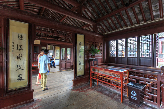 江南水鄉(xiāng)蘇州周莊迷樓內(nèi)景