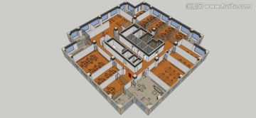 匯展國際14層室內(nèi)模型