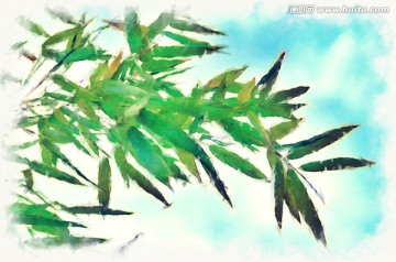 裝飾畫 竹子