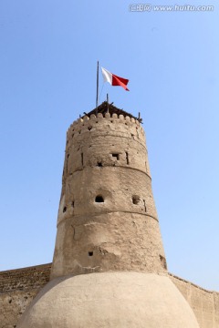 阿拉伯古代城堡城墙