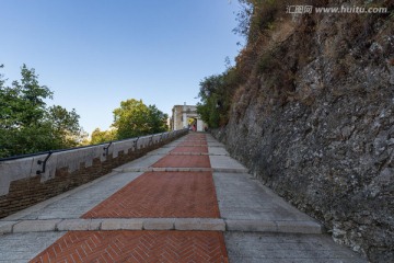 摩纳哥皇宫登山楼梯