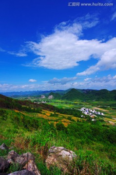 蓝天白云风景