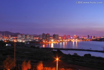 威海高区 金海滩夜景