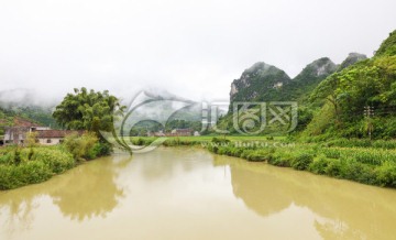 广西巴马风光 盘阳河