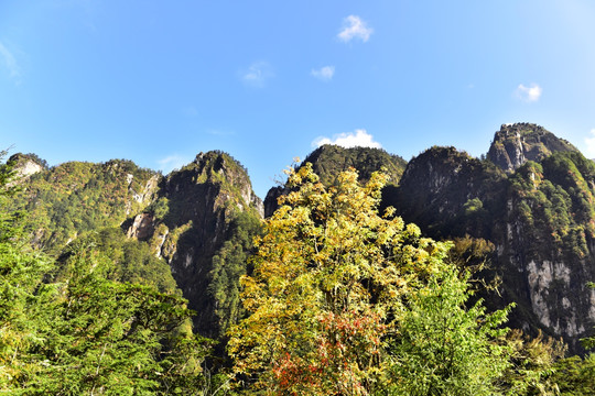 四川甘孜州燕子沟风光