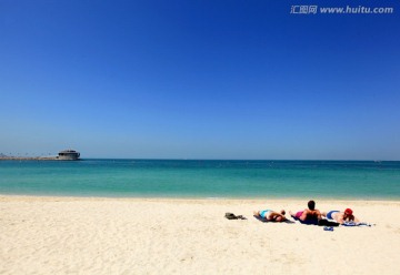 大海风光 蓝天白沙碧海