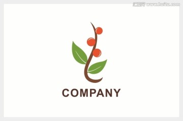 矢量植物logo出售