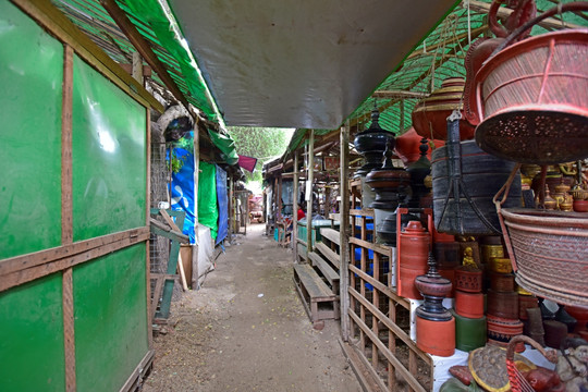 缅甸菜市场 农批市场