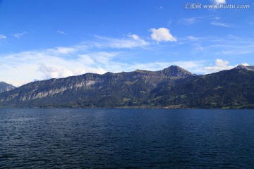 瑞士图恩湖美景