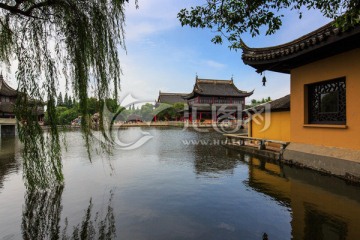 江南水乡周庄南湖园全福讲寺