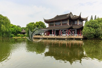 江南水乡周庄南湖园全福讲寺