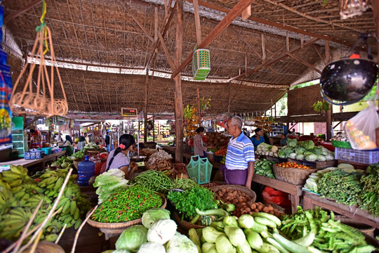 缅甸娘乌市场