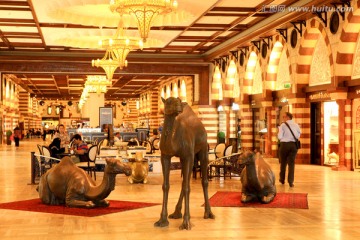 阿拉伯商场 骆驼雕像