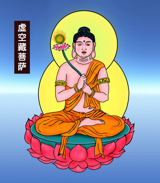 手繪菩薩圖