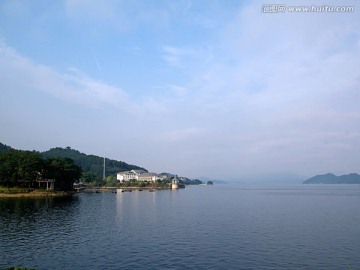 淳安千岛湖钱塘星岛度假村全景