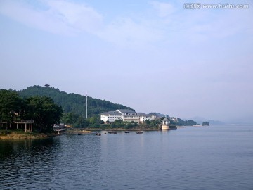 淳安千岛湖钱塘星岛度假村全景