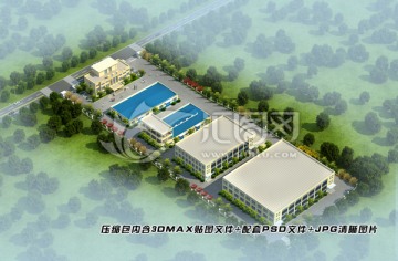 廠區(qū)鳥瞰圖