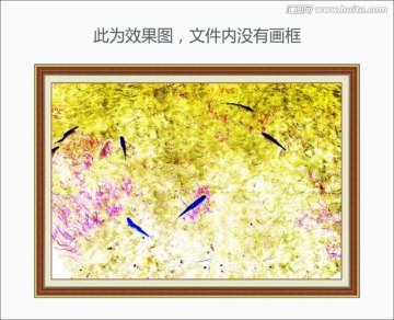 魚群油畫