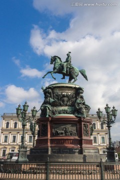 沙皇尼古拉一世雕像