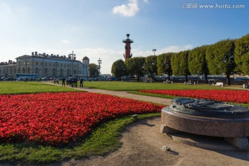 欧洲城市花坛