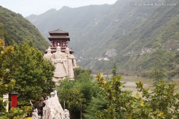 石陕西汉中褒河石门栈道