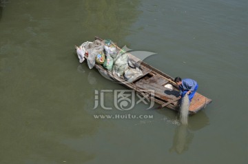 河道清洁工