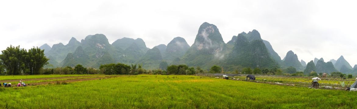 广西巴马高清全景图