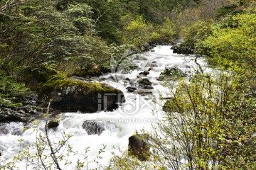 四川甘孜州木格措风光