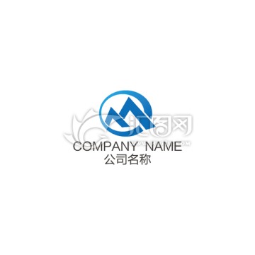 企业通用字母M变形logo设计