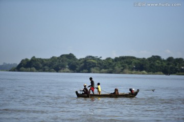缅甸风光 伊洛瓦底江