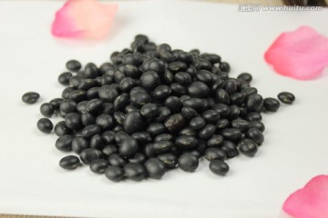 散黑豆素材黑豆摄影图片