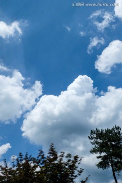 蓝天白云 天空