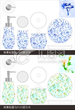 現(xiàn)代小碎花背景花紋