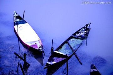 雪后渔舟