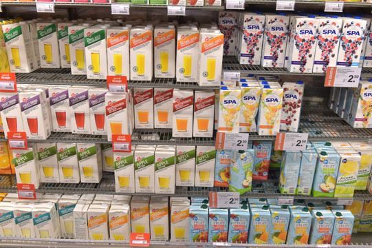荷兰超市商品 果汁饮品