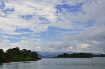 河源万绿湖 湖景