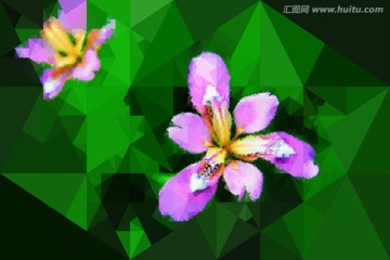 野花裝飾畫