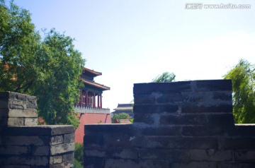 北京故宫城墙 午门燕翅楼